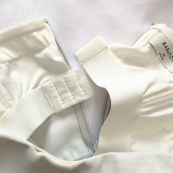 ARITZIA BABATON CLAY GREY STRAPLESS WIDE LEG JUMPSUIT - 00 - Picture 9 of 10